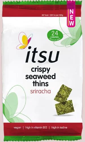 Itsu Sriracha Crispy Seaweed Thins 5g