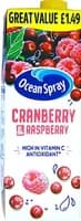Cranberry & Raspberry Juice 1l