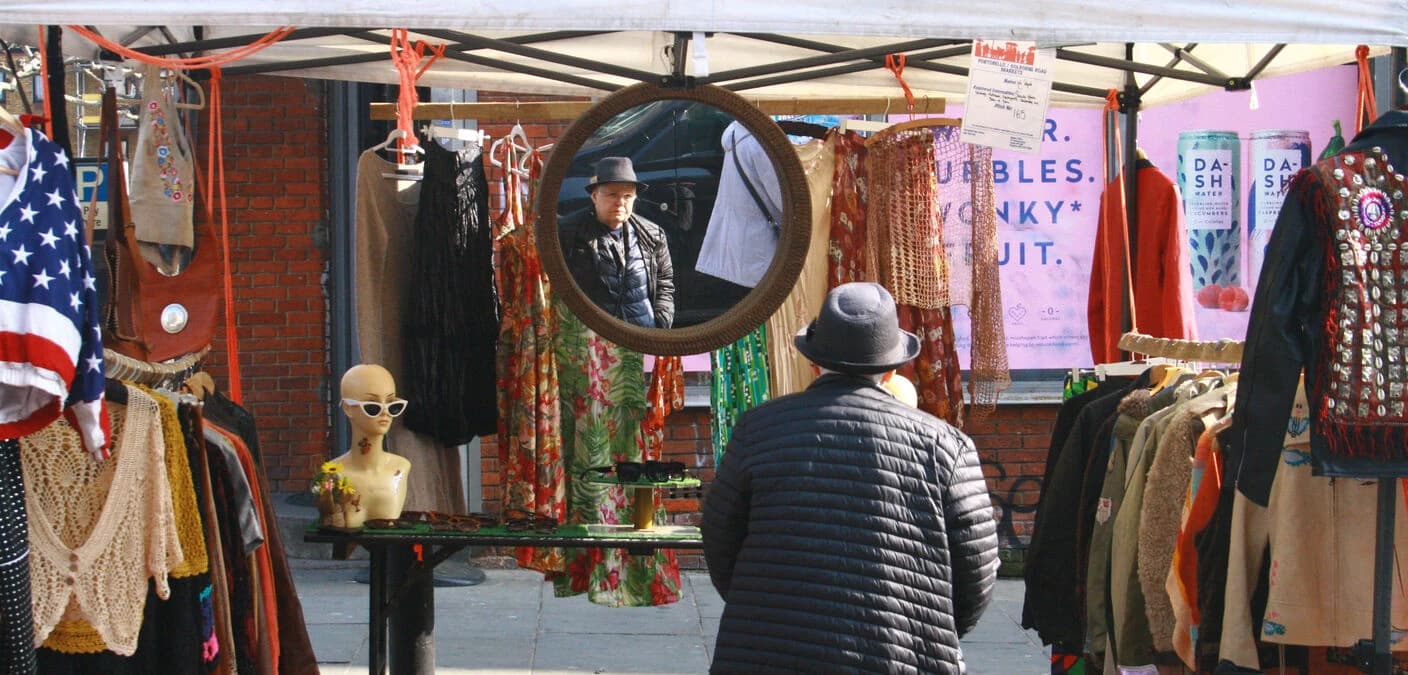 Portobello Market Stall Mirros