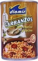Diamir Chickpeas with chorizo and bacon 425g Diamir Chickpeas with chorizo and bacon 425g
