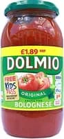 Dolmio Bolognese Sauce Dolmio Bolognese Sauce