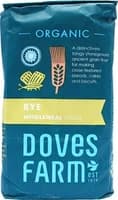 Doves farm organic wholewheat Rye flour 1kg Doves farm organic wholewheat Rye flour 1kg