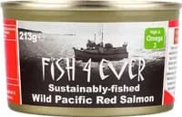 Fish 4 Ever Wild Pacific Red Salmon 105g Fish 4 Ever Wild Pacific Red Salmon 105g
