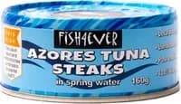 Fish4Ever Azores Tuna Steaks in Spring Water 160g Fish4Ever Azores Tuna Steaks in Spring Water 160g