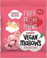 Free From Fellows Strawberry Vegan Mallows 105g Free From Fellows Strawberry Vegan Mallows 105g
