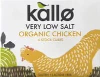 Kallo Organic Chicken Stock Cubes 60g Kallo Organic Chicken Stock Cubes 60g