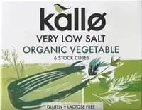 Kallo Very Low Salt Organic Vegetable Stock Cubes 60g Kallo Very Low Salt Organic Vegetable Stock Cubes 60g
