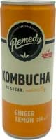 Remedy Kombucha Ginger Lemon 250ml Remedy Kombucha Ginger Lemon 250ml