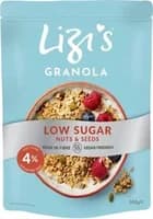 Lizi's Granola Low Sugar Nuts & Seeds 500g Lizi's Granola Low Sugar Nuts & Seeds 500g