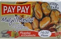 Pay Pay Muscles in spicy paprika sauce 115g Pay Pay Muscles in spicy paprika sauce 115g