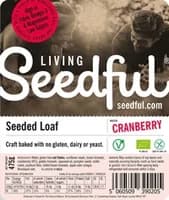 Seedful Organic Cranberry Loaf Slices 275g Seedful Organic Cranberry Loaf Slices 275g