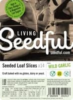 Seedful Organic Wild Garlic Loaf Slices 275g Seedful Organic Wild Garlic Loaf Slices 275g