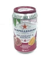 San Pellegrino Sparkling orange and pomegranate 330ml San Pellegrino Sparkling orange and pomegranate 330ml