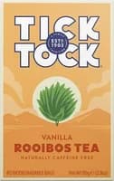Tick Tock Vanilla Rooibos Tea 40 bags 80g Tick Tock Vanilla Rooibos Tea 40 bags 80g