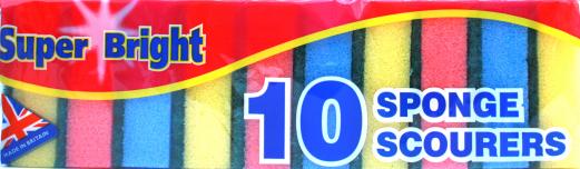 Super Bright Sponges  10 pack