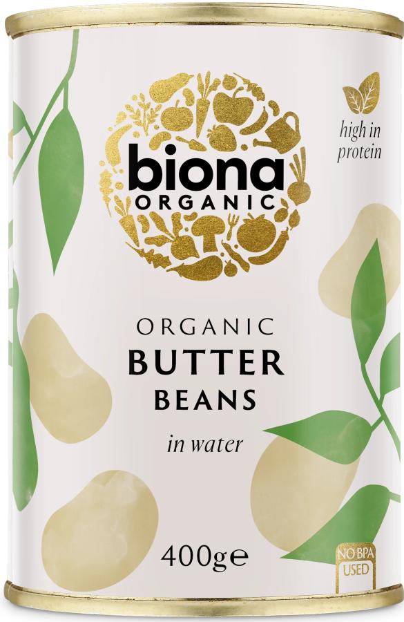 Biona Organic Butter Beans 400g