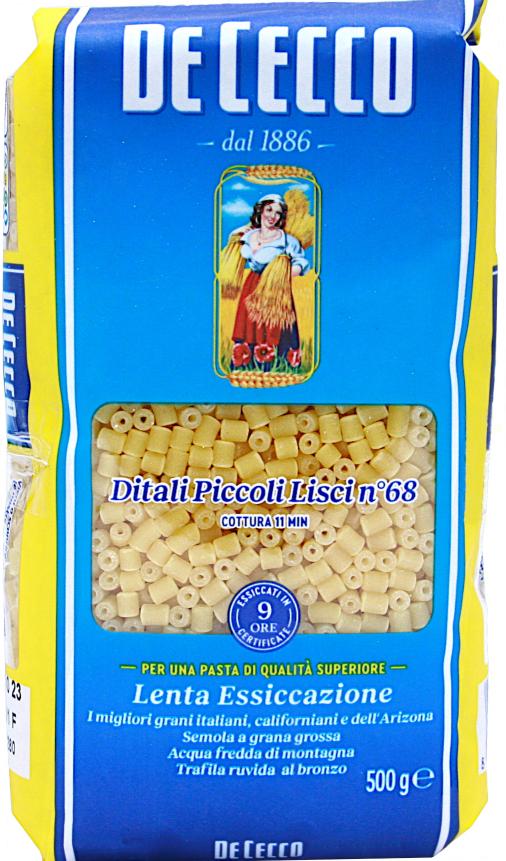 De Cecco Pasta ditali piccoli 1kg De Cecco Pasta ditali piccoli 1kg