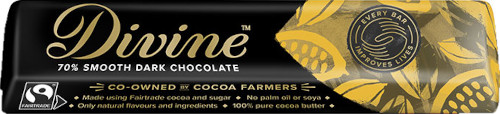 Divine 70% Dark Chocolate Bar 35g