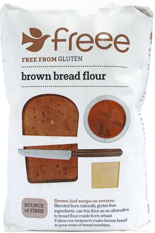 Doves brown bread flour gluten free 1kg