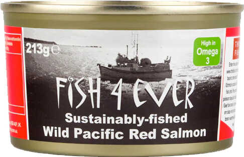 Fish 4 Ever Wild Pacific Red Salmon 105g