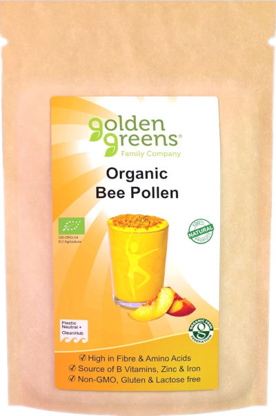 Golden Greens Organic Bee Pollen 100g
