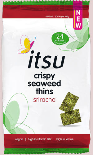 Itsu Sriracha Crispy Seaweed Thins 5g