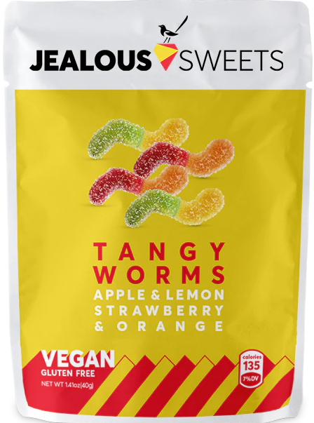 Jealous Sweets Tangy Worms 24g
