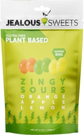 Jealous Sweets Zingy Sours 125g Jealous Sweets Zingy Sours 125g