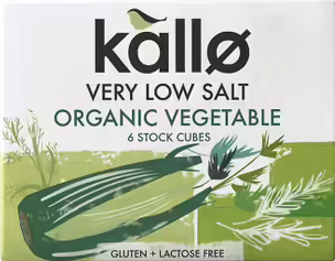 Kallo Very Low Salt Organic Vegetable Stock Cubes 60g