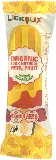 Lickalix Organic Mango Raspberry Ice Lolly