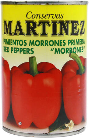 Martinez red peppers 212g