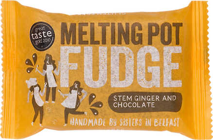 Melting Pot Fudge Stem Ginger & Chocolate 90g