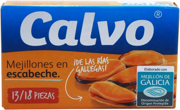 Calvo Muscels in escabeche 115g