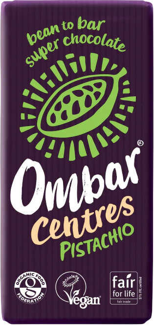 Ombar Pistachio Centres 70g