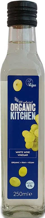Organic Kitchen Raw White Wine Vinegar with the Mother 250ml