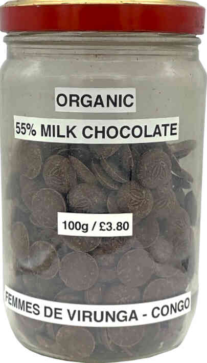 Organic milk chocolate 100g