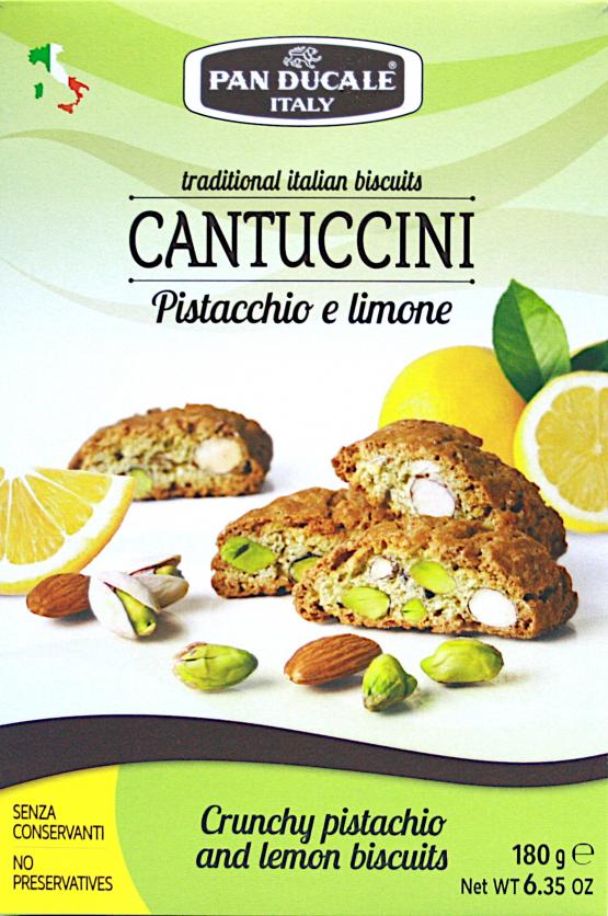 Pan Ducale Crunchy Pistachio and Lemon Biscuits 180g