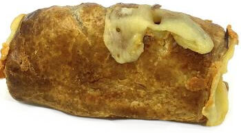 Soya sausage roll with cheese and onion Soya sausage roll with cheese and onion