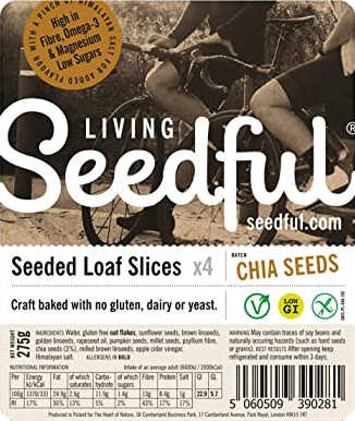 Seedful Organic Chia Seed Loaf Slices 275g
