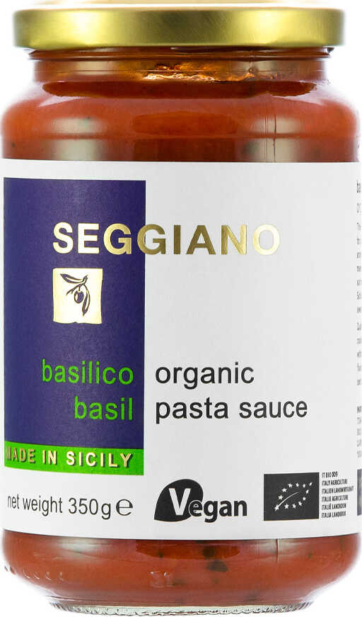 Seggiano Organic Basil Pasta Sauce 350g