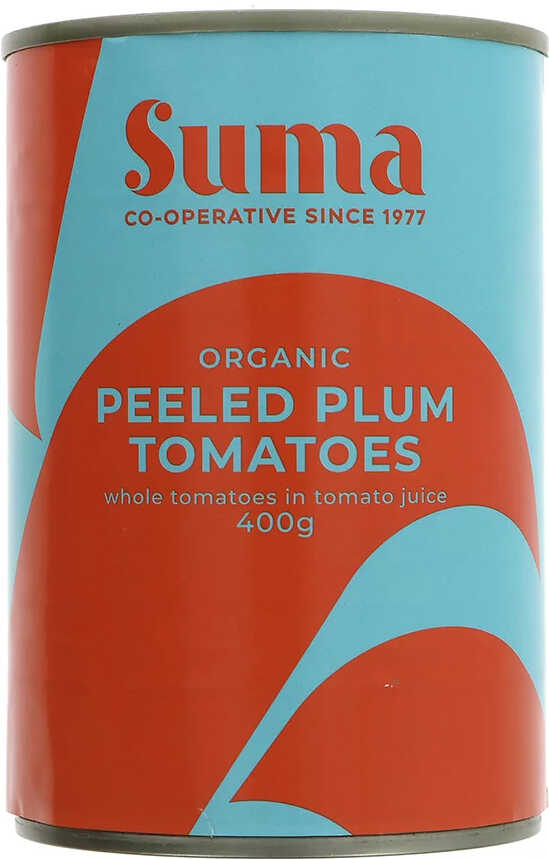 Suma Organic Peeled Plum Tomatoes 400g