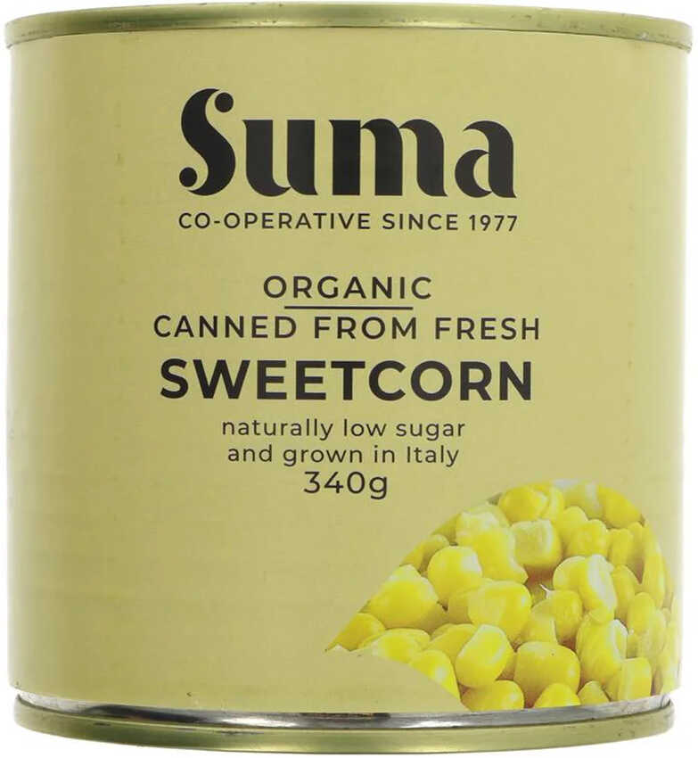 Suma Organic Sweetcorn 340g Suma Organic Sweetcorn 340g