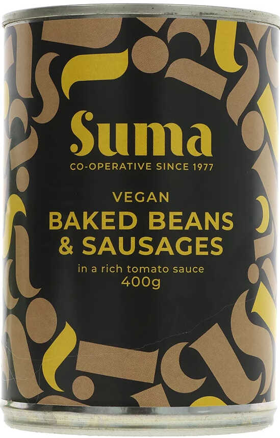 Suma Vegan Baked Beans & Sausages 400g