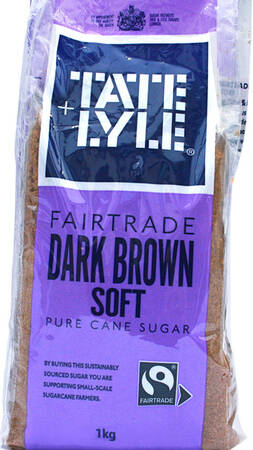 Tate Lyle fair trade dark brown soft cane sugar 1kg