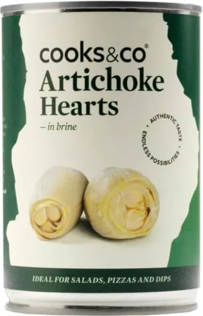 Cooks &amp; Co Artichoke Hearts 2 X 400g