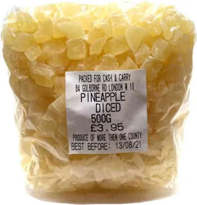 Diced Pineapple 500g
