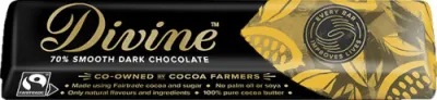 Divine 70% Dark Chocolate Bar 35g