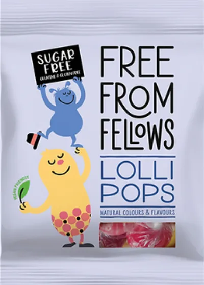 Free From Fellows Lollipops 60g