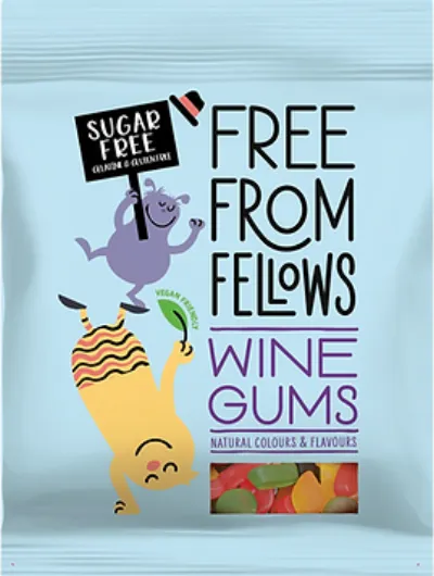 Free From Fellows Wine Gums 100g