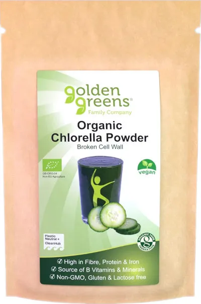 Golden Greens Organic Chlorella Powder 100g